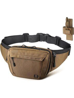 Tactical Concealed Carry Fanny Pack | Adjustable EDC Waist Bag for Hiking